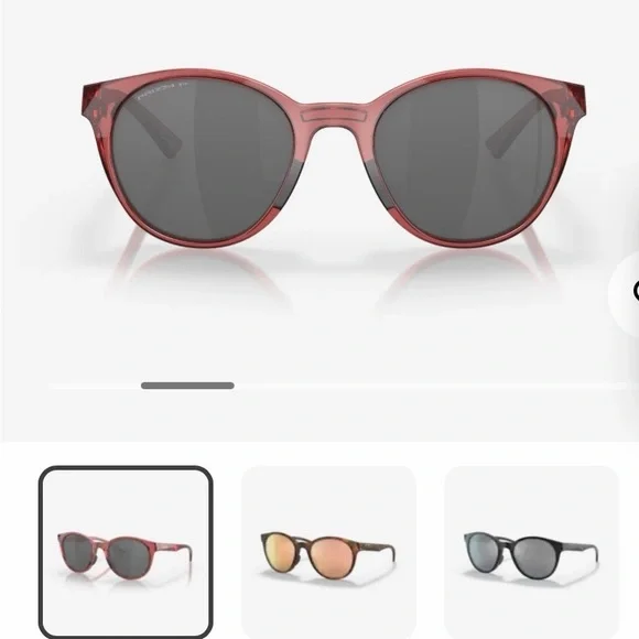 NWOT - Oakley Sprindrift Women's Berry Sunglasses with Polarized Lenses - Picture 1 of 10